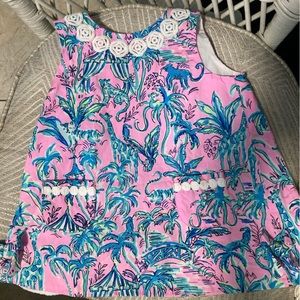 Lilly Pulitzer toddler shift dress and matching bloomers, size 12-18 months